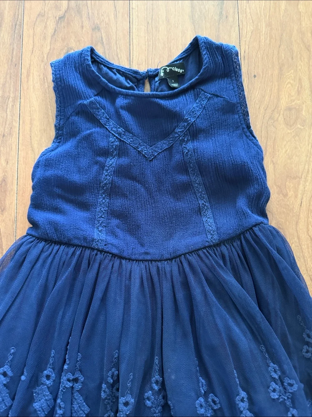 art class sleeveless navy